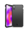 ITSKINS HYBRID CARBON cover til iPhone XS Max®. Sort