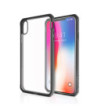 ITSKINS HYBRID FROST cover til iPhone XS Max®. Sort og gennemsigtig
