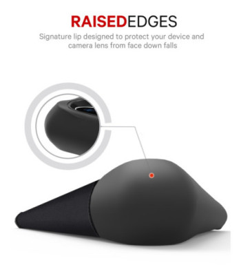 ITSKINS HYBRID FOLIO cover til iPhone XS Max®. Sort med genanvendt læder