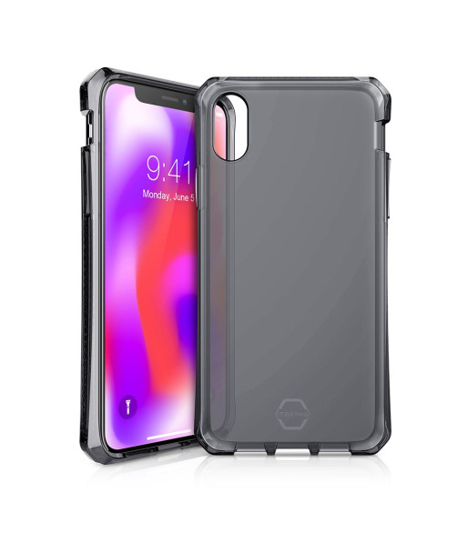 ITSKINS SPECTRUM CLEAR cover til iPhone XS Max®. Sort
