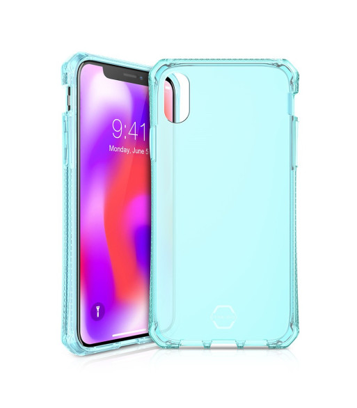ITSKINS SPECTRUM CLEAR cover til iPhone XS Max®. Lyseblå