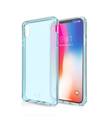 ITSKINS SPECTRUM CLEAR cover til iPhone XS Max®. Lyseblå