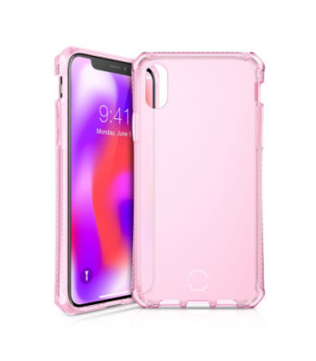 ITSKINS SPECTRUM CLEAR cover til iPhone XS Max®. Lyserød