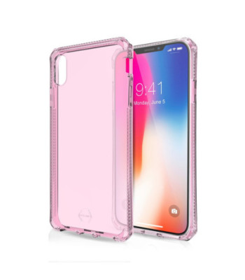 ITSKINS SPECTRUM CLEAR cover til iPhone XS Max®. Lyserød