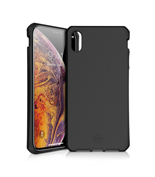 ITSKINS SPECTRUM SOLID cover til iPhone XS Max®. Sort