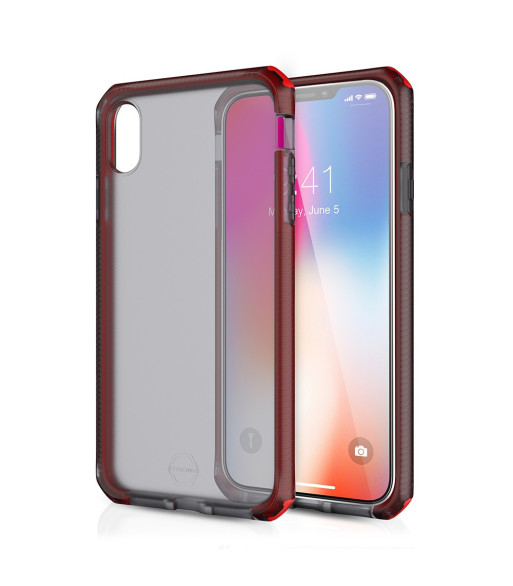 ITSKINS SUPREME FROST cover til iPhone XS Max®. Rød og sort