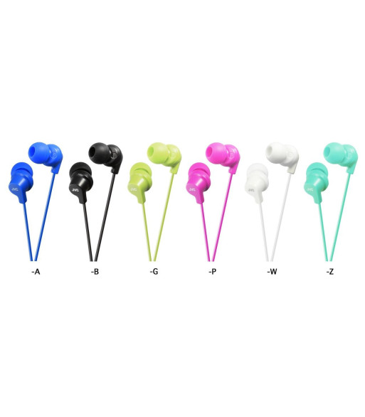 JVC Gumy in-ear høretelefoner. Hvid