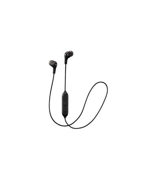 JVC trådløse in-ear høretelefoner med fjernbetjening og mikrofon. Sort