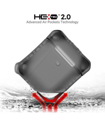 ITSKINS SPECTRUM FROST cover til AirPods® (1. og 2. gen.). Sort