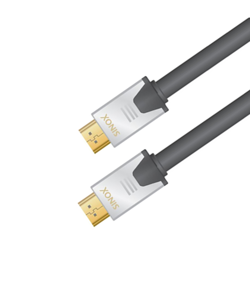 Sinox SHD HDMI kabel med Ethernet. 3m. Sort