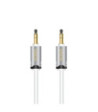 Sinox SHD mini jack kabel. 0,75m. Hvid
