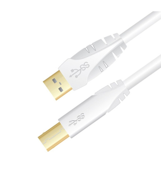 Sinox USB 3.0 printerkabel. 1m. Hvid