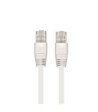 Sinox iMedia FTP Cat6 flat kabel. 5m. Hvid