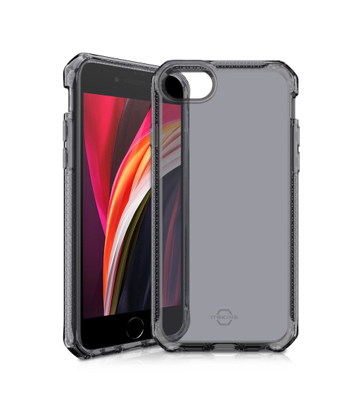 ITSKINS SPECTRUM CLEAR cover til iPhone SE (2022/2020) / 8 / 7 / 6s / 6®. Smoke