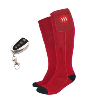 Glovii opvarmede sokker med fjernbetjening M. Rød