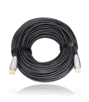 Sinox SHD HDMI Optisk kabel 4K60Hz+E. 100m. Sort