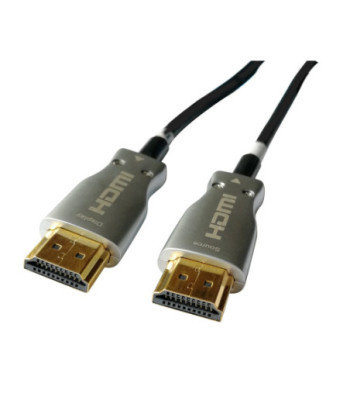 Sinox SHD HDMI Optisk kabel 4K60Hz+E. 100m. Sort
