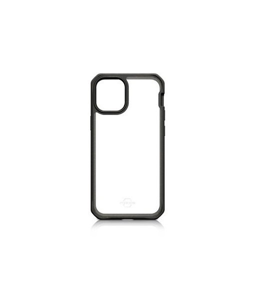 ITSKINS FERONIABIO PURE cover til iPhone 12 mini®. Sort og gennemsigtig