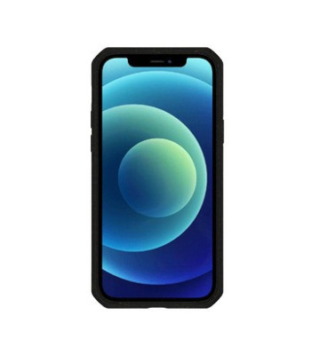ITSKINS FERONIABIO PURE cover til iPhone 12 mini®. Sort og gennemsigtig