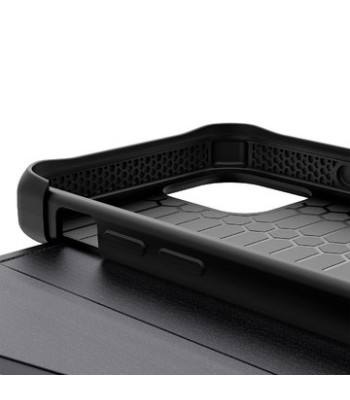 ITSKINS HYBRID FOLIO cover til iPhone 12 Pro Max®. Sort med genanvendt læder