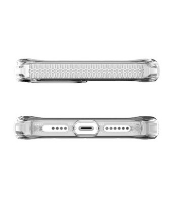 ITSKINS SUPREME CLEAR cover til iPhone 12 Pro Max®. Hvid og gennemsigtig