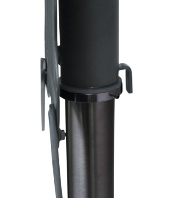 Sinox StandView TV gulvstand med hjul og drejbar top. 26"-65". Matsort