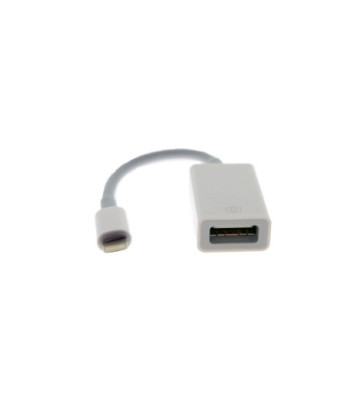 Sinox One Lightning til USB A adapter. 0,15m. Hvid