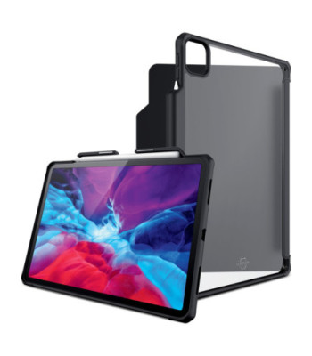 ITSKINS HYBRID SOLID FOLIO cover til iPad Pro 12,9" (5. 2021 gen.)®. Sort