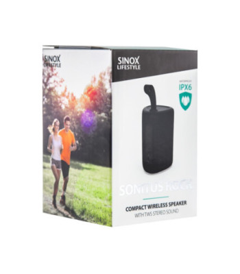 Sinox Sonitus Rock højttaler. Sort