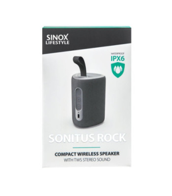 Sinox Sonitus Rock højttaler. Grå
