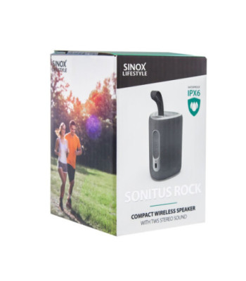 Sinox Sonitus Rock højttaler. Grå