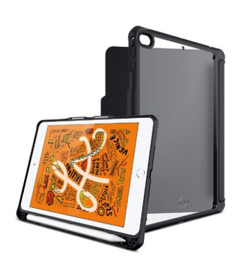 ITSKINS HYBRID SOLID FOLIO cover til iPad Mini (4. og 5. gen.)®. Sort