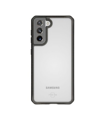 ITSKINS FERONIABIO PURE cover til Samsung Galaxy S21 + 4G / 5G®. Sort og gennemsigtig