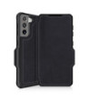 ITSKINS HYBRID FOLIO cover til Samsung Galaxy S21 + 4G / 5G®. Sort med genanvendt læder