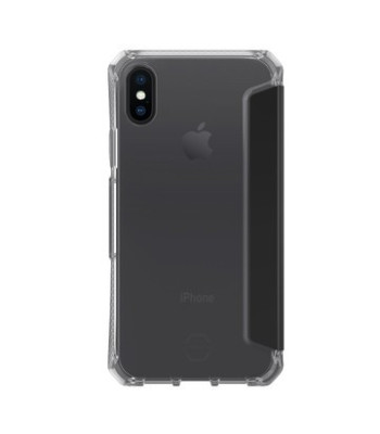 ITSKINS SPECTRUM FOLIO cover til iPhone XS / X®. Black frosty