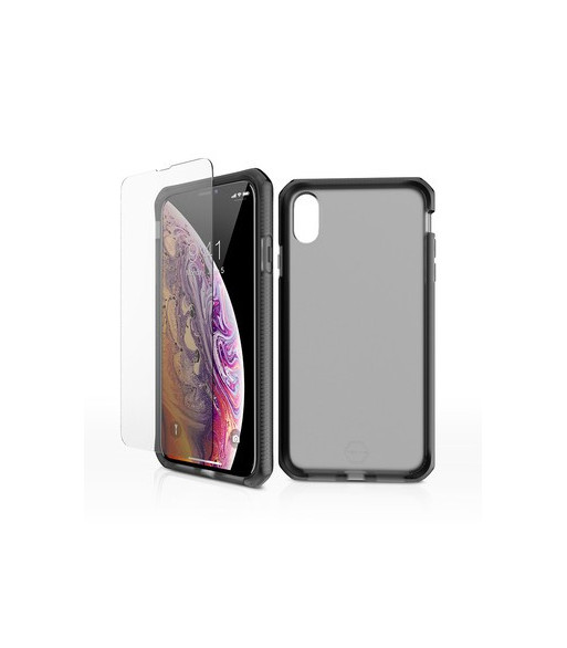 ITSKINS SUPREME FROST360 (Supreme + 2.5D Glass) ?cover til iPhone XS / X®. Sort