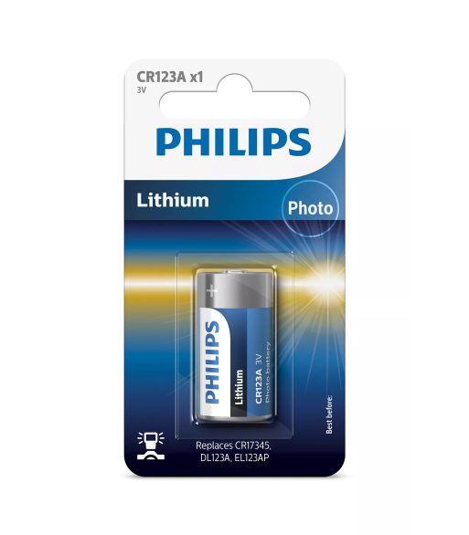 Philips Lithium CR123A