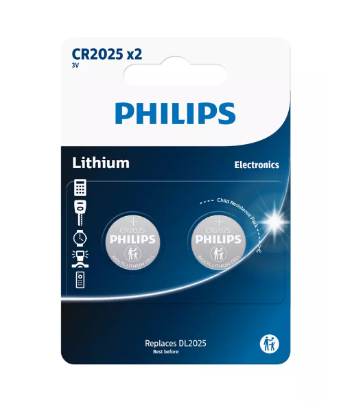 Philips Lithium CR2025