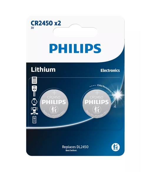 Philips Lithium CR2450
