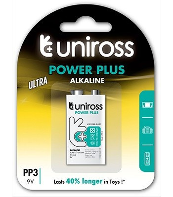 Uniross 9V/6LR61 Alkaline