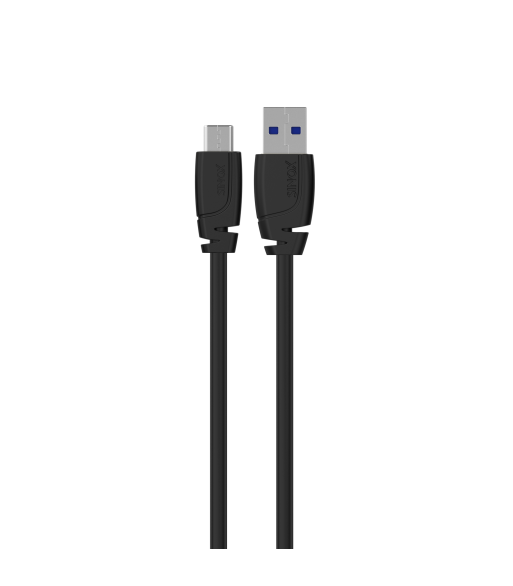 Sinox PRO USB C til USB A kabel. 1m. Sort
