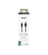 Sinox PRO USB C til USB A kabel. 2m. Sort