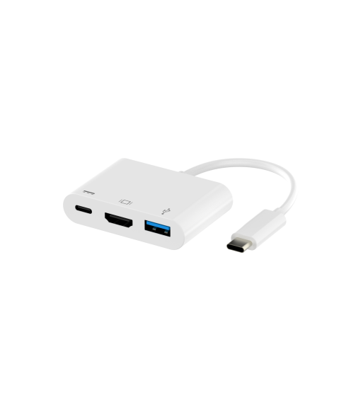 Sinox PRO USB C Hub. 0,15m. Hvid
