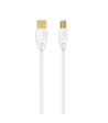 Sinox USB 2.0 printerkabel. 2m. Hvid