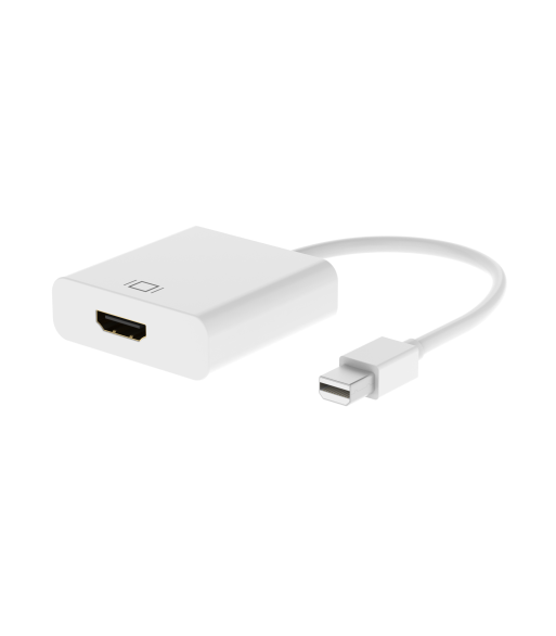 Sinox Mini DisplayPort - HDMI adapter. 0,15m. Hvid