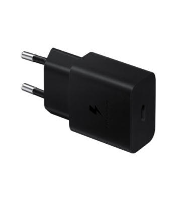 Samsung 240V USB-C oplader. 1m USB-C kabel. Sort