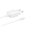 Samsung 240V USB-C oplader. 1m USB-C kabel. Hvid
