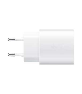 Samsung oplader USB-C. 25W. Hvid
