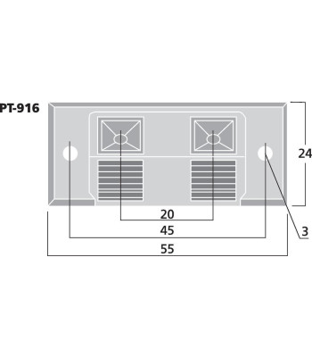 Højttalerterminal - PT-916 MONACOR