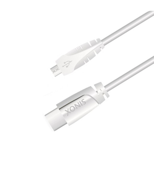 Sinox iMedia USB C til Micro USB kabel. 1m. Hvid